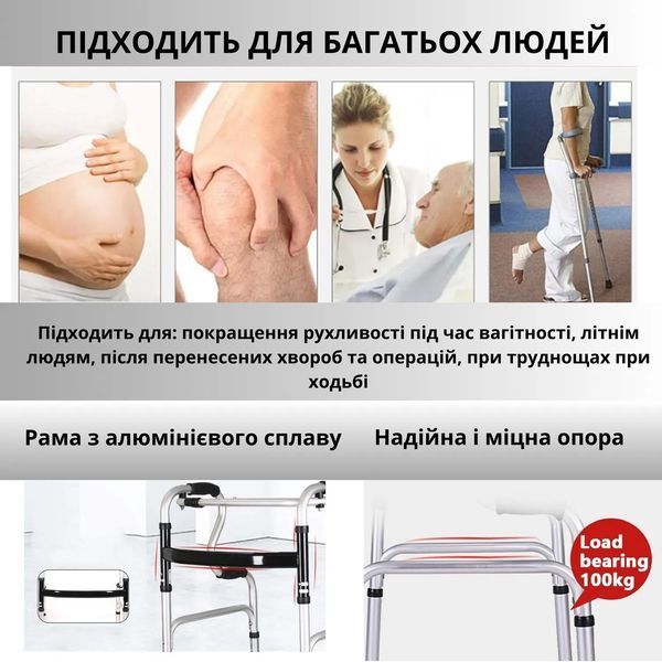 Ходунки AIRM HEALTH дворівневі (9507_0001) 9507_0001 фото