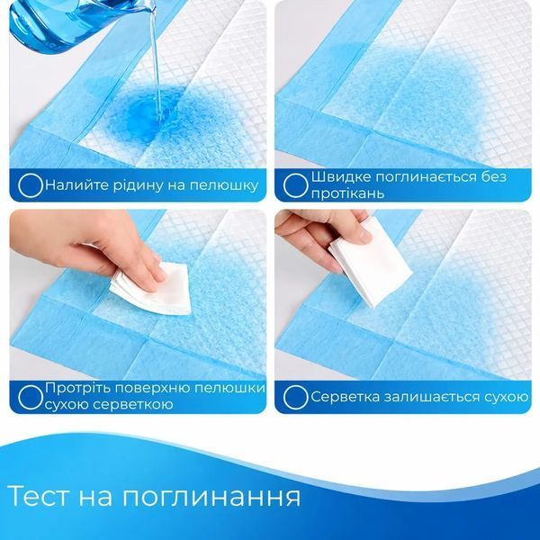 Набір пелюшок Supretto одноразових поглинаючих, 80x150 см, 5 шт (9515_0001) 9515_0001 фото