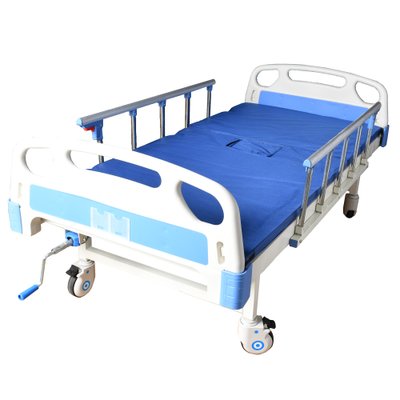 Медичне ліжко на колесах Supretto механічне 2-секційне (8555) 8555 фото