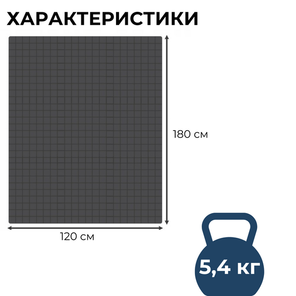 Обтяжена сенсорна ковдра Supretto Легкість сну (8978) 8978 фото